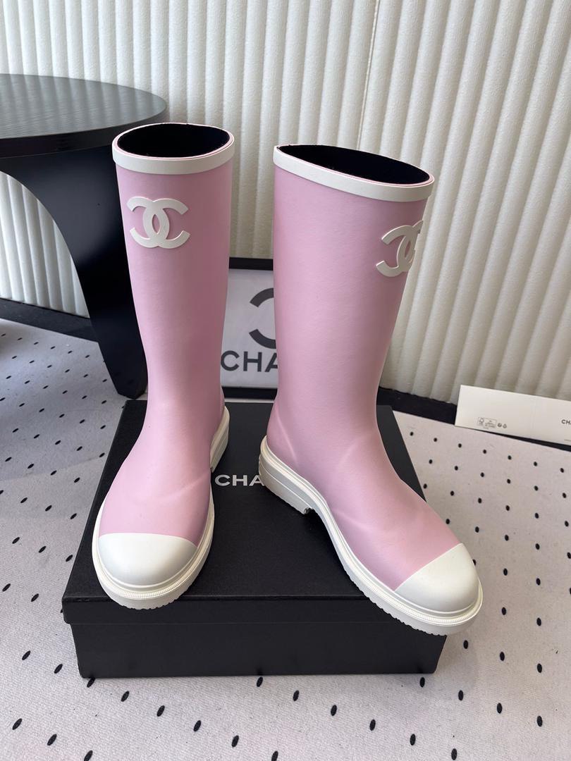 Viral Rubber Boots Pink