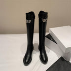 High-Knee Riding Boots