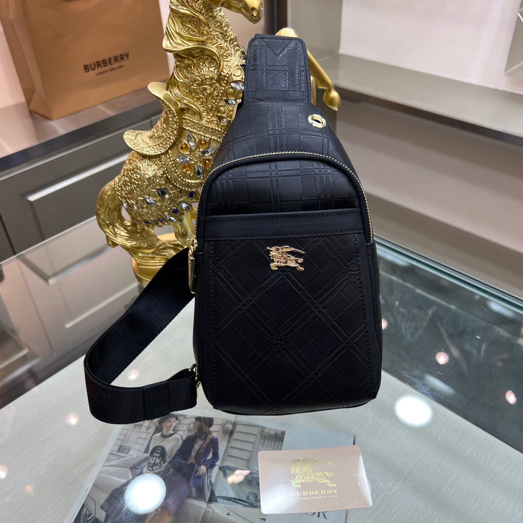BB Leather Crossbody Bag