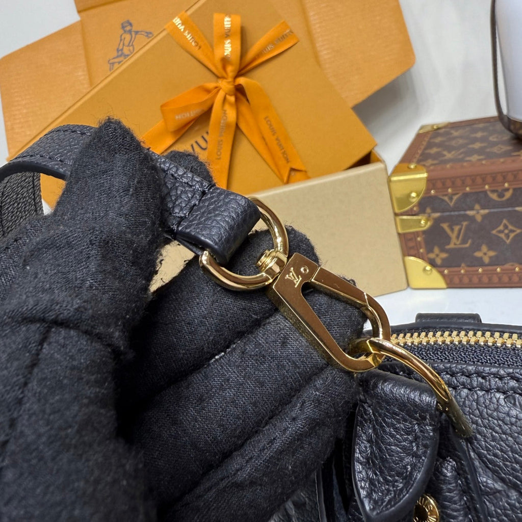 Embossed Leather Handbag